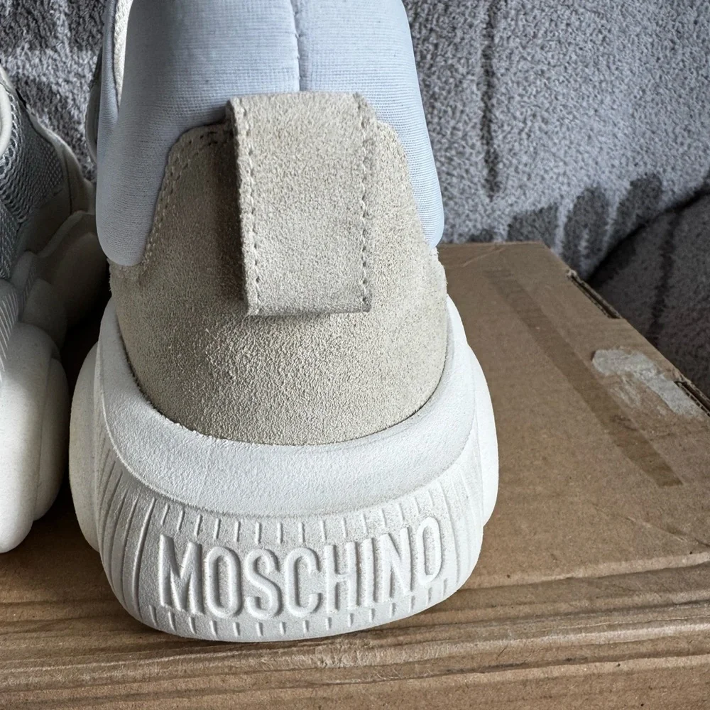 Moschino teddy sneakers white size 42 - Picture 5 of 13
